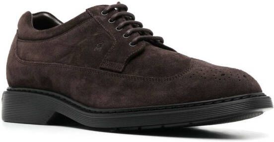 Hogan Suède brogues Bruin