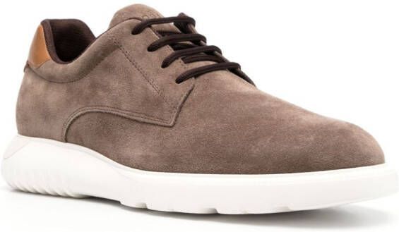 Hogan Suède derby schoenen Grijs