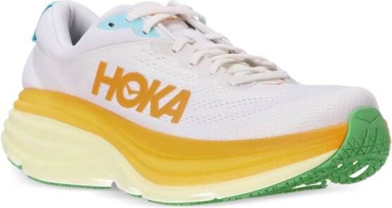 HOKA Bondi 8 low-top sneakers Wit