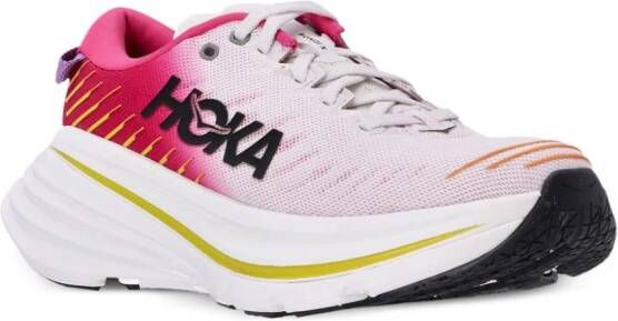 HOKA Bondi X low-top sneakers Roze