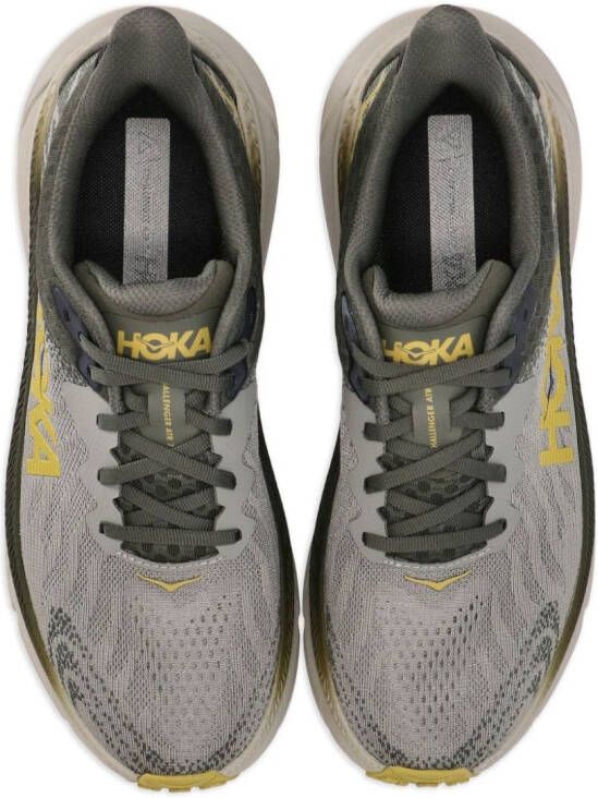 HOKA Challenger 7 mesh sneakers Grijs