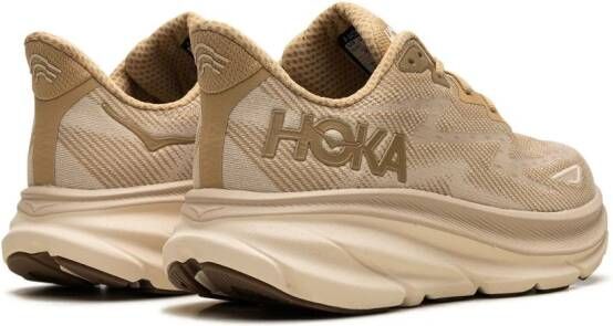 HOKA Clifton 9 "Wheat Shifting Sand" sneakers Beige