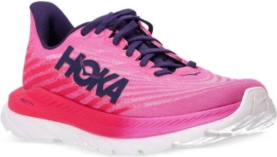HOKA Mach 5 low-top sneakers Roze