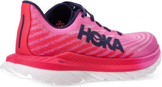 HOKA Mach 5 low-top sneakers Roze