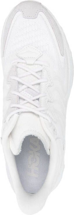 HOKA Clifton chunky sneakers Wit