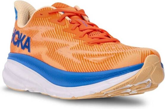 HOKA Sneakers met logopatch Oranje