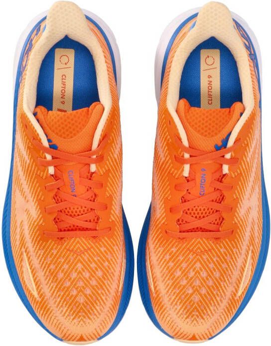 HOKA Sneakers met logopatch Oranje