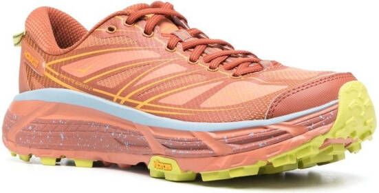 HOKA Sneakers met vlakken en veters Oranje