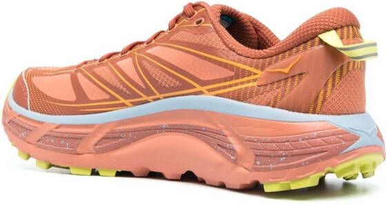 HOKA Sneakers met vlakken en veters Oranje
