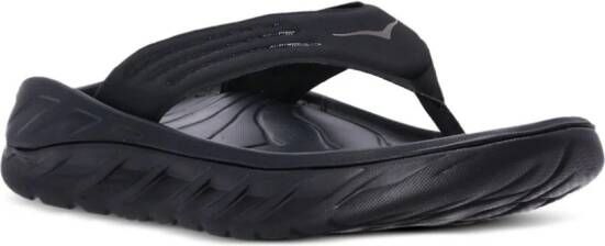 HOKA Ora Recovery teenslippers Zwart