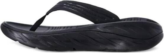 HOKA Ora Recovery teenslippers Zwart