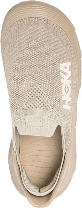 HOKA Restore TC sneakers met borduurwerk Bruin