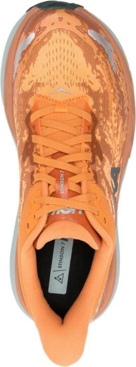 HOKA Stinson 7 mesh sneakers Oranje
