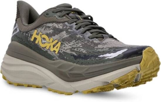 HOKA Stinson 7 sneakers met logoprint Groen