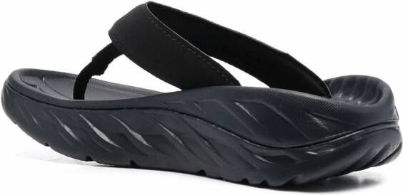 HOKA Teenslippers met sleehak Zwart