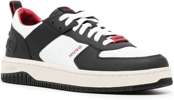 HUGO Sneakers met logo applicatie Zwart