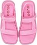 HUGO Emma sandalen met klittenband Roze - Thumbnail 5