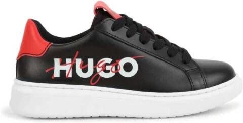 HUGO KIDS Sneakers met logoprint Zwart