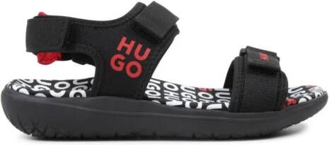 HUGO KIDS Sandalen met klittenband Zwart