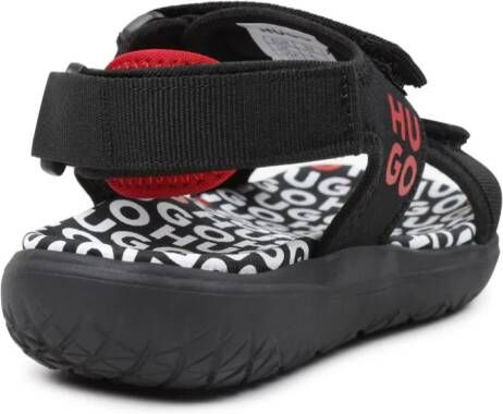 HUGO KIDS Sandalen met klittenband Zwart