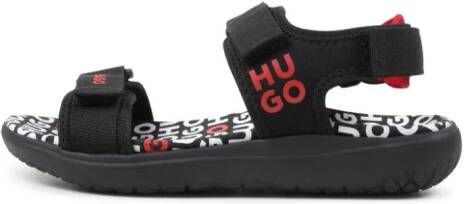 HUGO KIDS Sandalen met klittenband Zwart