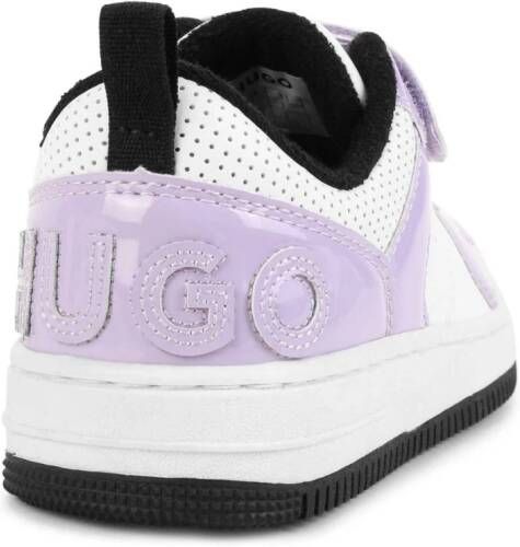 HUGO KIDS Sneakers met vlakken Paars