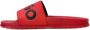 HUGO Slippers met logo-reliëf Rood - Thumbnail 3