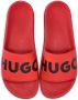 HUGO Slippers met logo-reliëf Rood - Thumbnail 5