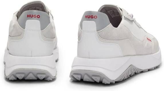 HUGO Sneakers met vlakken Grijs
