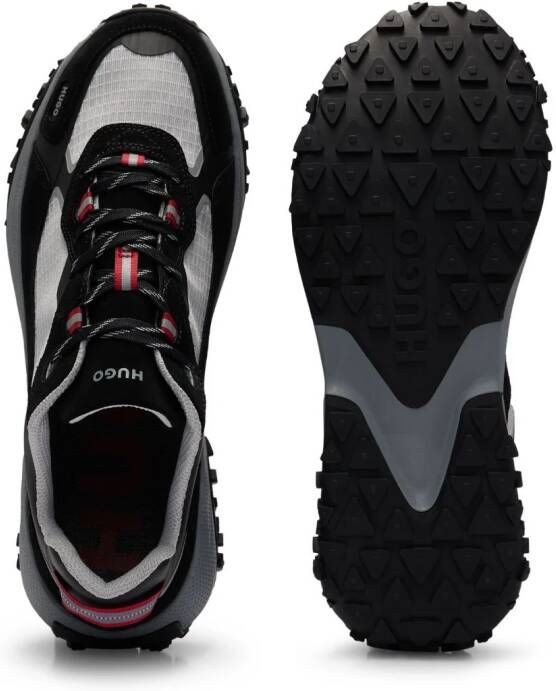 HUGO Sneakers met vlakken Zwart