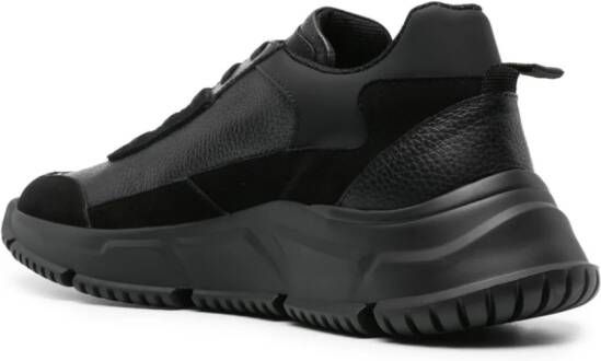 Iceberg Gregor leren sneakers Zwart