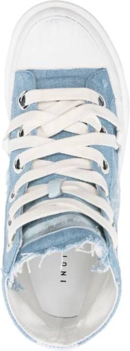 Inuikii Levy sneakers met plateauzool Blauw