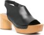 ISABEL MARANT 50 mm Okya leren klompen Zwart - Thumbnail 2
