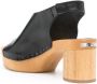 ISABEL MARANT 50 mm Okya leren klompen Zwart - Thumbnail 3