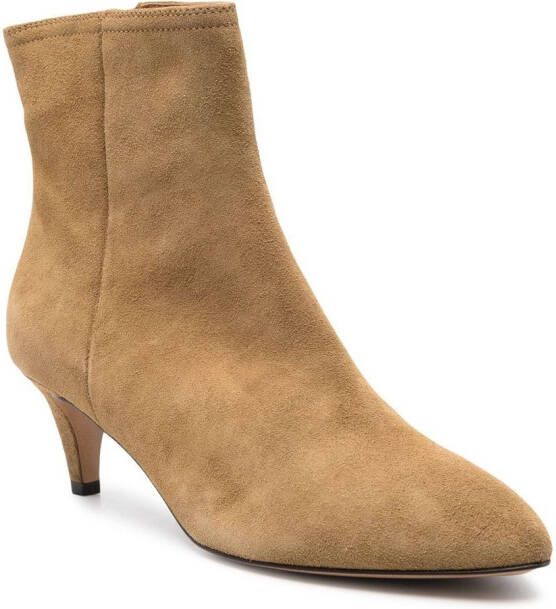 ISABEL MARANT 55 mm Deone suède laarzen Bruin