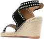 ISABEL MARANT Iriane espadrilles met studs Zwart - Thumbnail 3