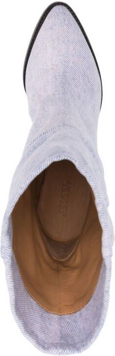 ISABEL MARANT 75mm Rouxa suède laarzen Paars