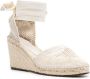 ISABEL MARANT Alfafi 80 gehaakte espadrilles Beige - Thumbnail 2