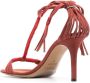 ISABEL MARANT Anssi leren sandalen Rood - Thumbnail 3