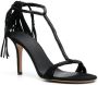 ISABEL MARANT Anssi leren sandalen Zwart - Thumbnail 2