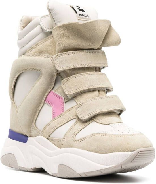 ISABEL MARANT Balskee high-top sneakers Beige