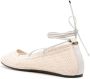 ISABEL MARANT Belna ballerina's met veters Beige - Thumbnail 3