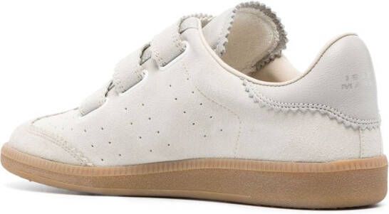 ISABEL MARANT Beth leren sneakers Beige