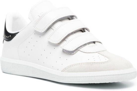 ISABEL MARANT Beth sneakers met klittenband Wit