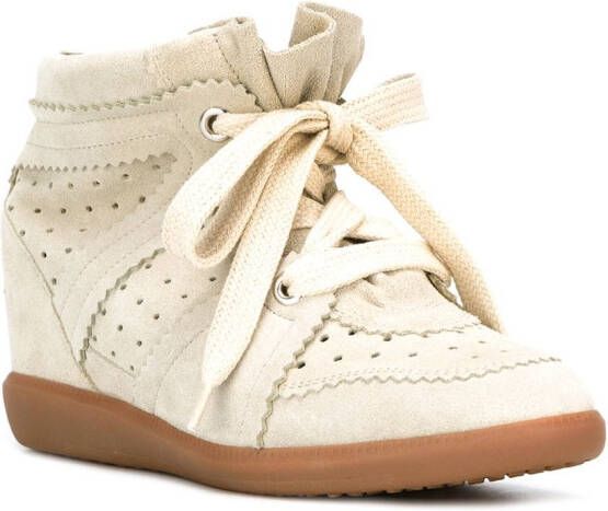 ISABEL MARANT Bobby wedge sneakers Grijs