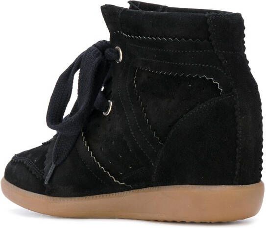 ISABEL MARANT Bobby wedge sneakers Zwart