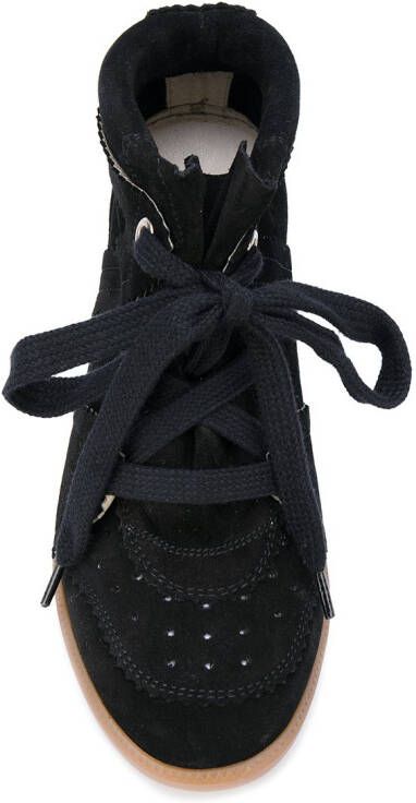 ISABEL MARANT Bobby wedge sneakers Zwart