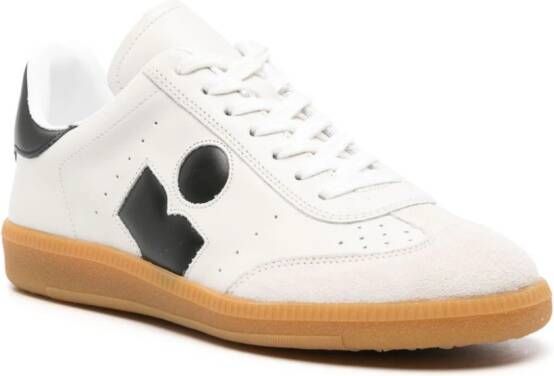 ISABEL MARANT Bryce leren sneakers Beige