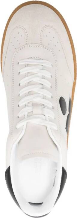 ISABEL MARANT Bryce leren sneakers Beige