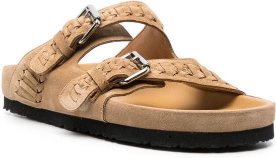 ISABEL MARANT Sandalen met gespbandje Bruin